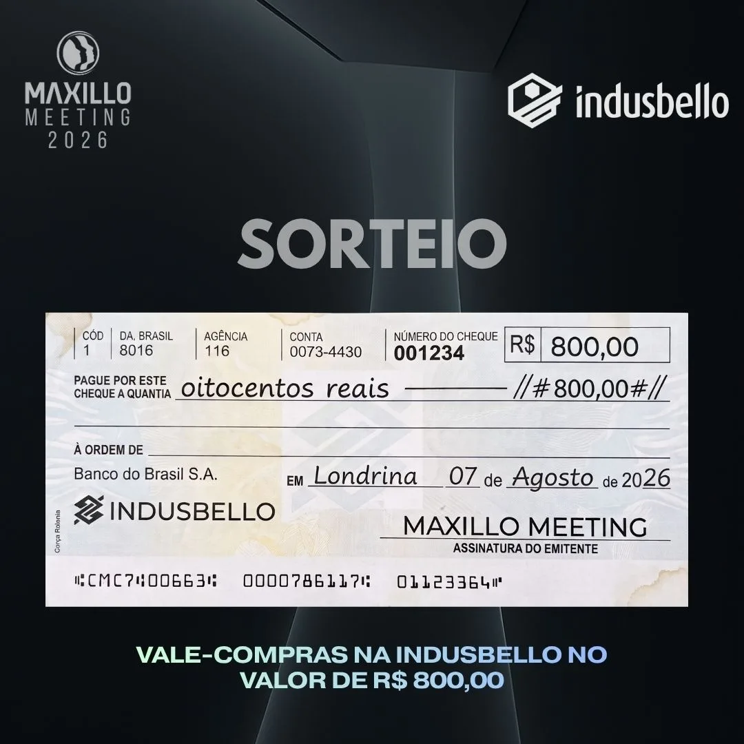 Sorteio Indusbello - vale-compras de R$ 800