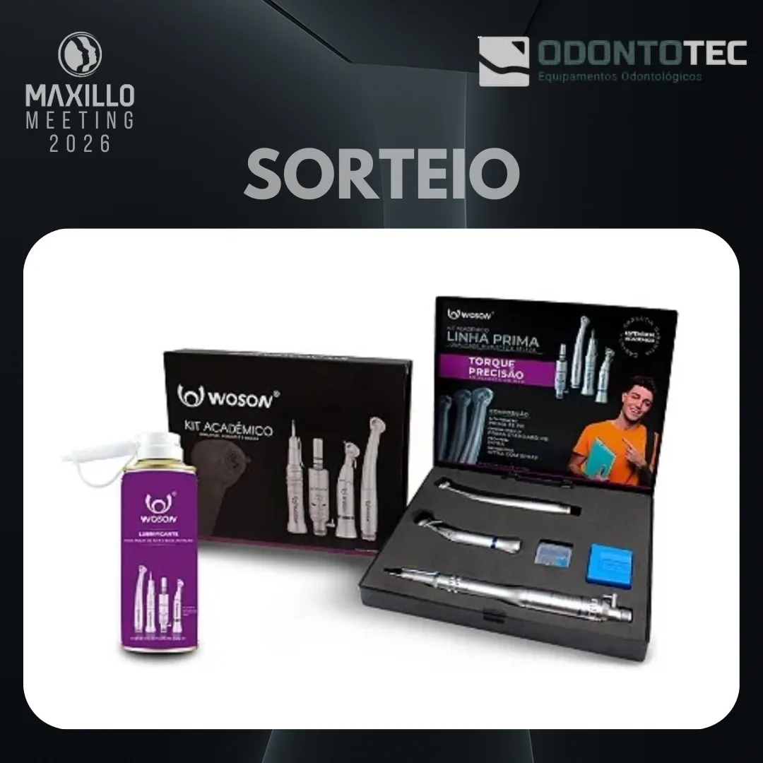 Sorteio Odontotec - kit peça de mão, contra-ângulo e alta rotação